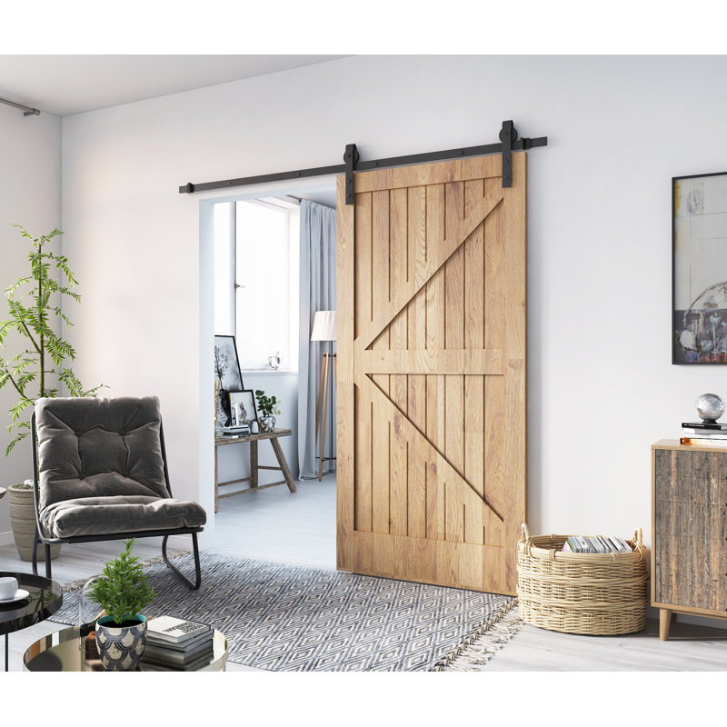 HomLux Standard Double Barn Door Hardware Kit & Reviews Wayfair